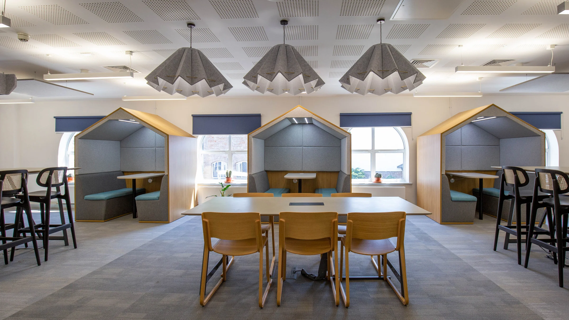 Contemporary learning and collaboration interior designed by LED Architects