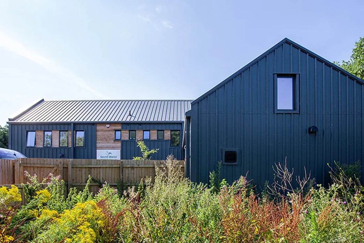 Exterior of Secret World Animal Hospital by LED Architects
