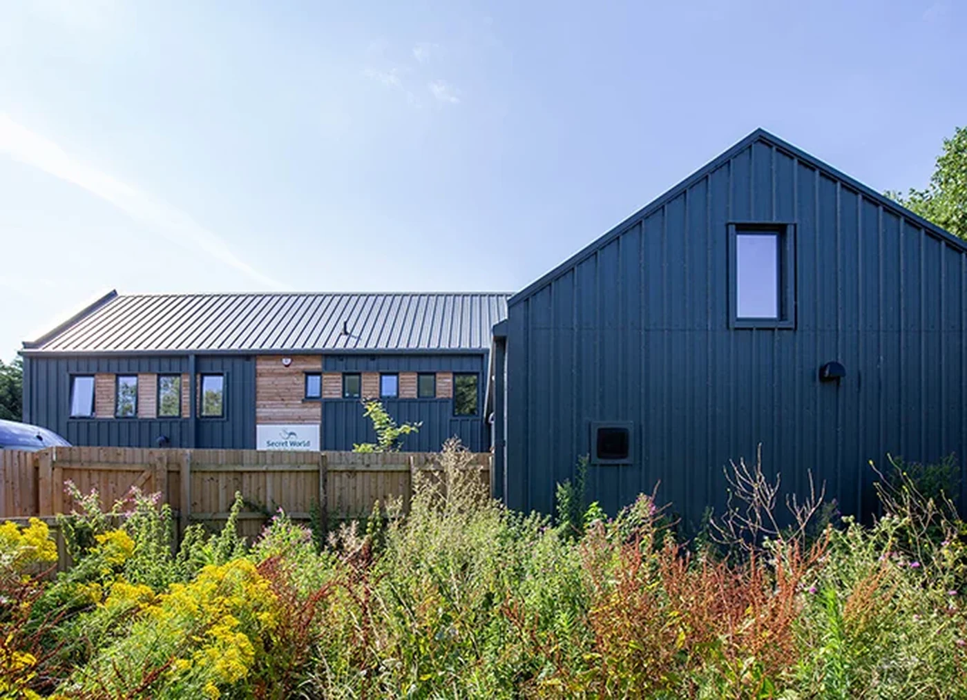 Exterior of Secret World Animal Hospital by LED Architects