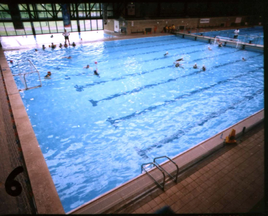 50m Olympic Standard Swimming Pool in use