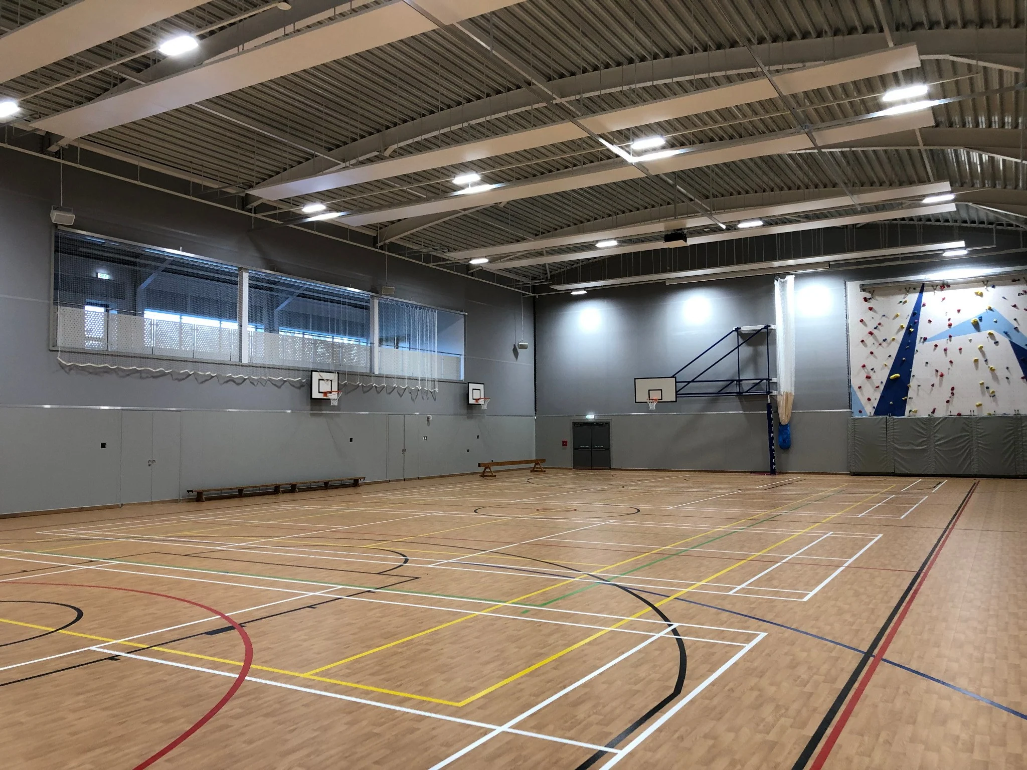 Badminton School Sports Centre sports hall