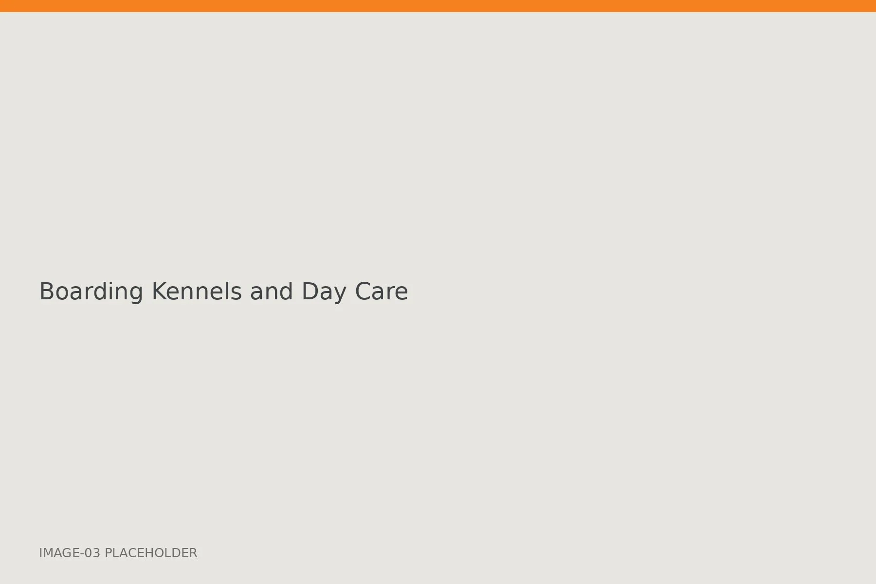 Boarding Kennels and Day Care