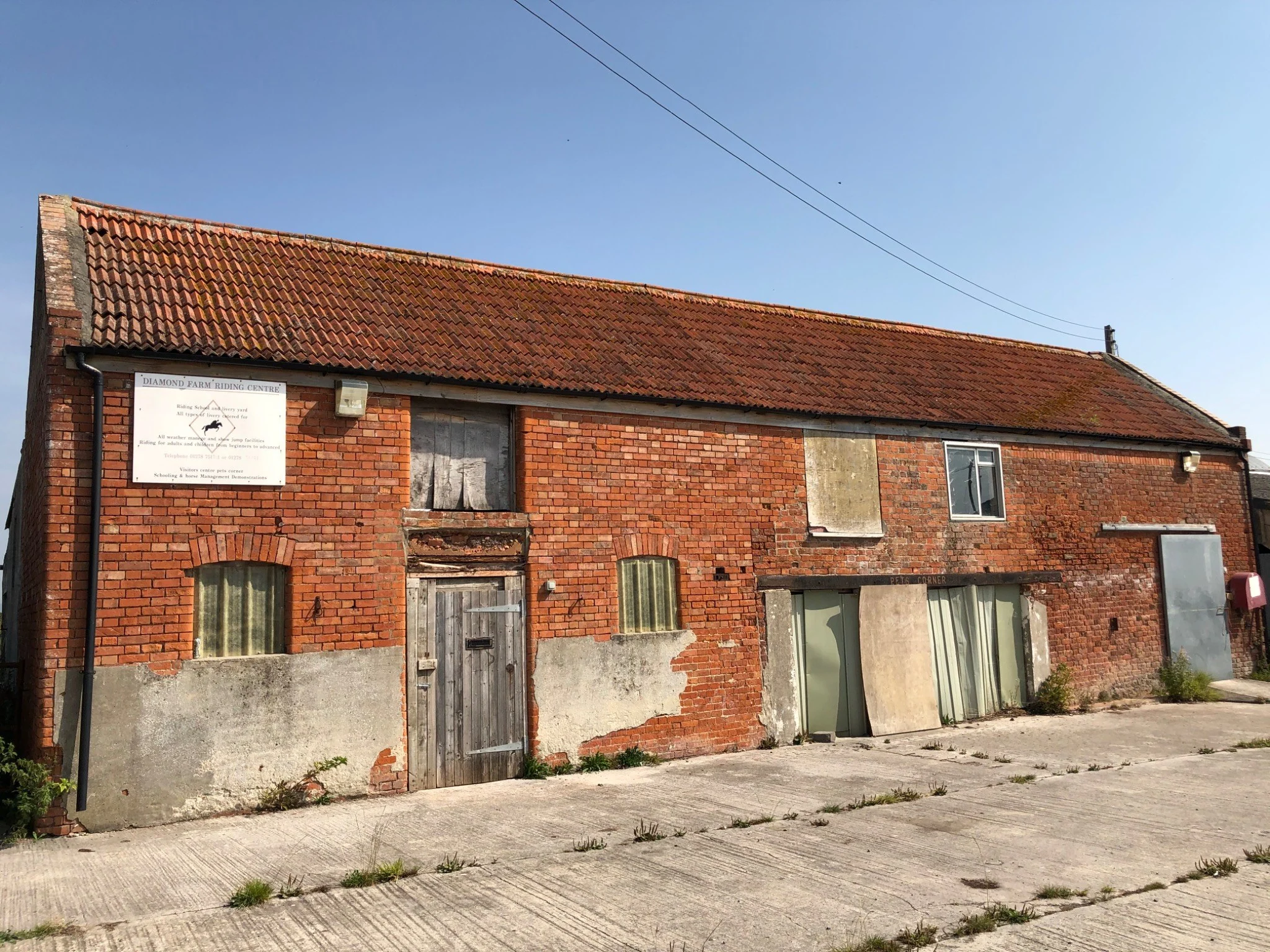 Diamond Farm barn before conversion