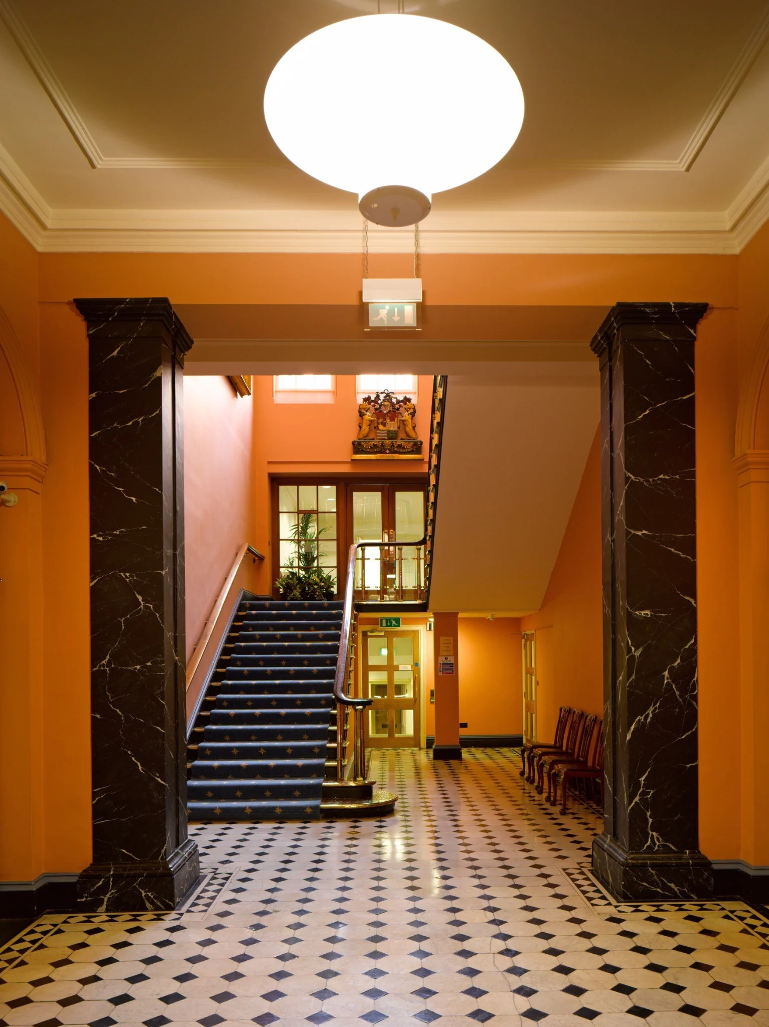 Restored entrance hall