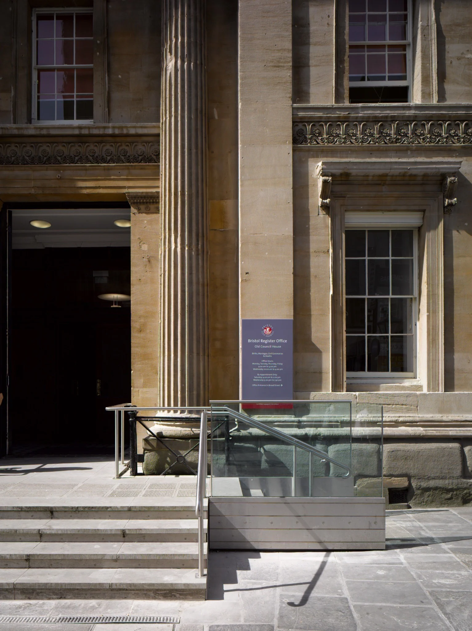 Accessible entrance detail