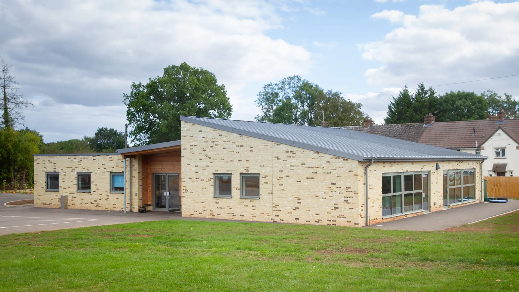 Exterior of Stawley Primary School