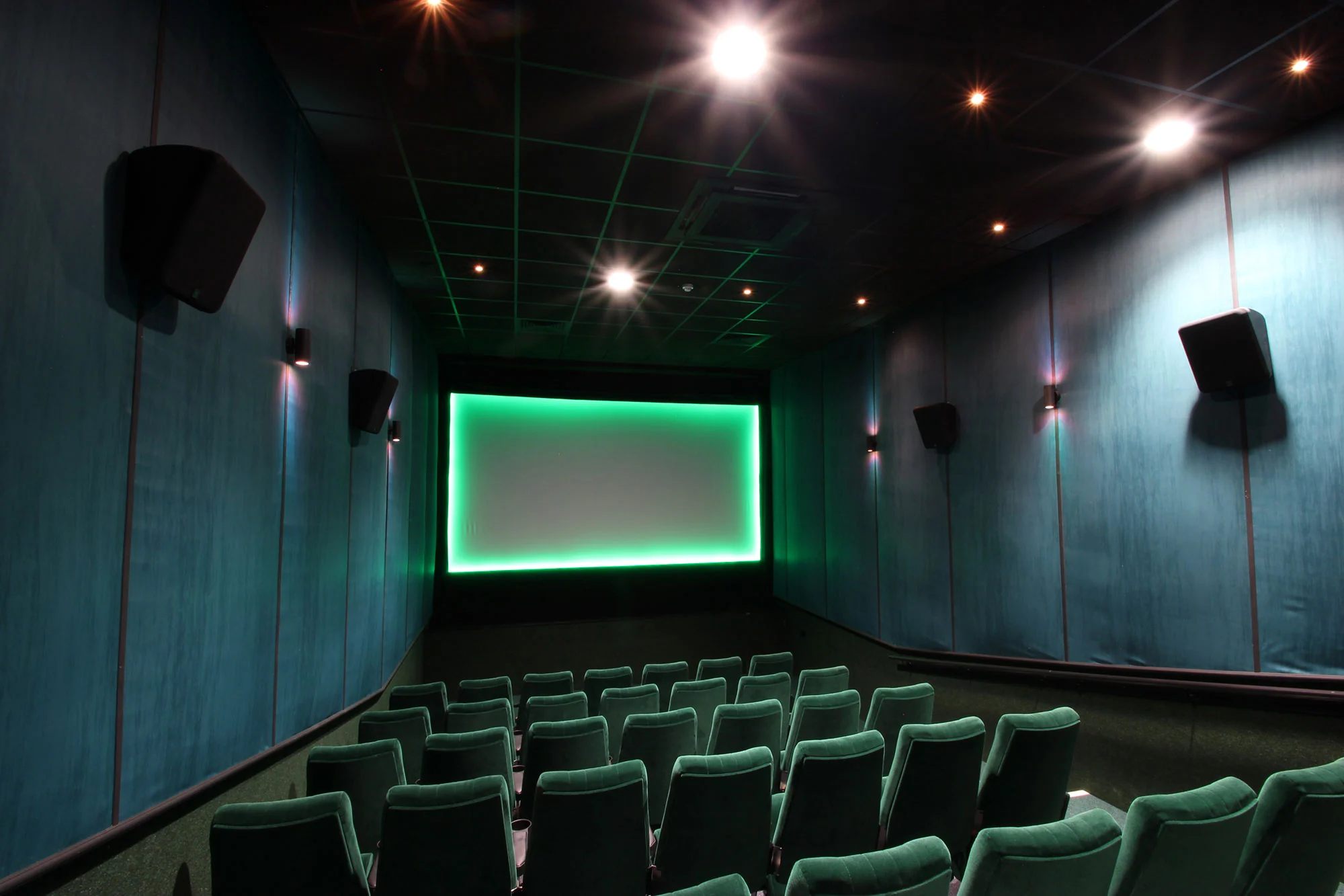 Westway Cinema green-screen auditorium