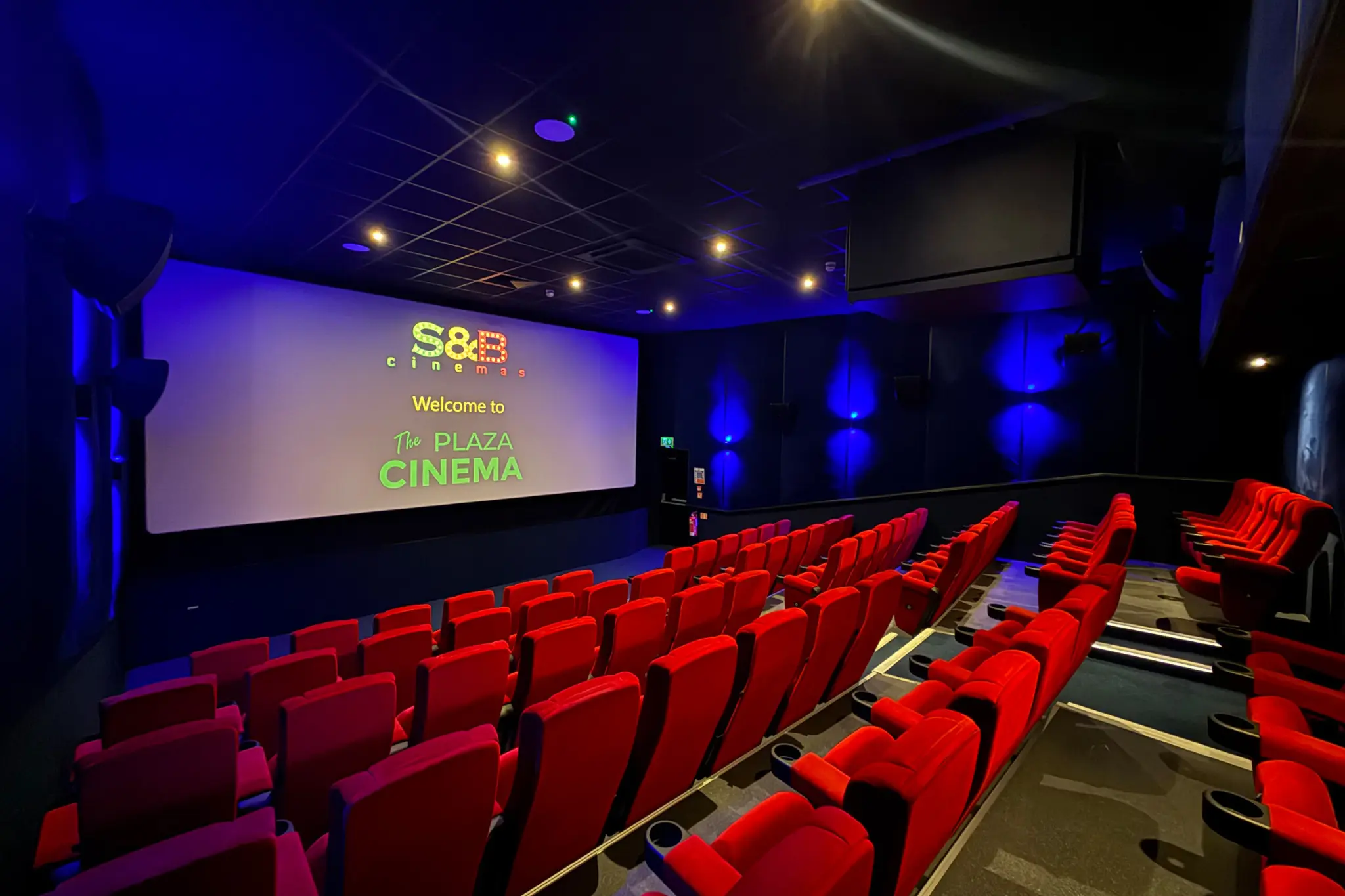 Cinema seating at Wincanton Cinema